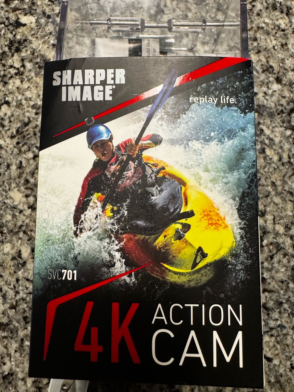 Red Sharper Image 4K Action Cam